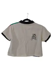 Vorschaubild 2 von x Mr Doodle Damen Polo Shirt Cropped Mehrfarbig Gr. XS