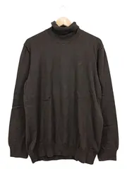 Vorschaubild 2 von Rollkragenpullover Herren Gr. XL Braun Baumwolle Basic