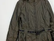 Vorschaubild 6 von Steppjacke Damen Oliv Gr. S Kapuze Fellbesatz Outdoor