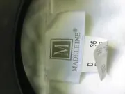 Vorschaubild 4 von Kleid Damen Gr. 36 S Weiß Schmetterling Pailletten Baumwolle Sommer