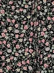 Vorschaubild 5 von Sommerkleid Damen Blumenmuster Gr. 38/40 Schwarz Feminin