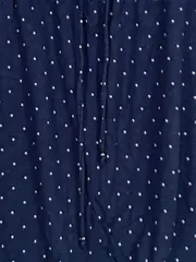 Vorschaubild 4 von Damen Midirock Sportrock Gr. 38 M Blau Gepunktet Viskose