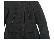 Vorschaubild 4 von Damen Steppjacke Schwarz Kapuze Gr. 38 Polyester Alltag