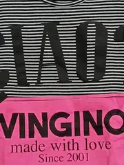 Vorschaubild 4 von Mädchen T-Shirt Gr. 152 Gestreift Kurzarm Baumwolle Mehrfarbig