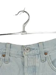 Vorschaubild 3 von 501 Damen Jeans Shorts Blau Destroyed Cut-Outs W27 S