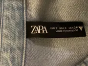 Vorschaubild 5 von Damen Hemdbluse Langarm Rüschen Baumwolle Blau Gr. S 36
