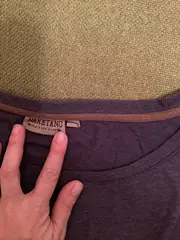 Vorschaubild 5 von Damen T-Shirt Gr. L Lila Meliert Casual Baumwolle