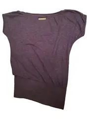 Vorschaubild 4 von Damen T-Shirt Gr. L Lila Meliert Casual Baumwolle