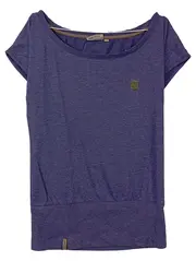 Vorschaubild 1 von Damen T-Shirt Gr. L Lila Meliert Casual Baumwolle