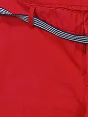 Vorschaubild 3 von Stoffhose Chino Damen Rot Gr. 42 Baumwolle Freizeit