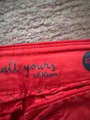 Vorschaubild 5 von Stoffhose Chino Damen Rot Gr. 42 Baumwolle Freizeit