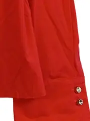 Vorschaubild 4 von Edition Damen Jacke Bluse Gr. 40 Rot Baumwolle Reißverschluss