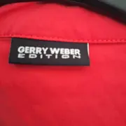 Vorschaubild 5 von Edition Damen Jacke Bluse Gr. 40 Rot Baumwolle Reißverschluss