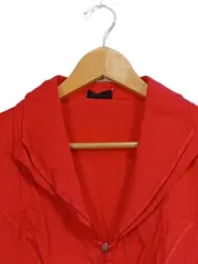 Vorschaubild 2 von Edition Damen Jacke Bluse Gr. 40 Rot Baumwolle Reißverschluss