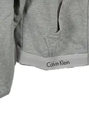 Vorschaubild 2 von Damen Sweatjacke Hoodie Baumwolle Grau Gr. 36 S Meliert