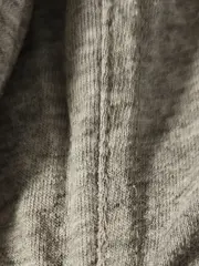 Vorschaubild 3 von Damen Sweatjacke Hoodie Baumwolle Grau Gr. 36 S Meliert