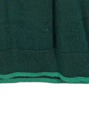 Vorschaubild 8 von Pullover Herren Troyer Strick Gr. 52/XL Grün Baumwolle Reißverschluss