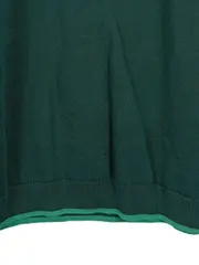 Vorschaubild 7 von Pullover Herren Troyer Strick Gr. 52/XL Grün Baumwolle Reißverschluss