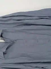 Vorschaubild 3 von Damen Hemdbluse Gr. 48 Blau Langarm Baumwolle Casual