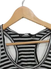 Vorschaubild 6 von Damen Tanktop Ringerrücken gestreift Gr. 36/S Schwarz