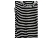 Vorschaubild 5 von Damen Tanktop Ringerrücken gestreift Gr. 36/S Schwarz