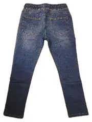Vorschaubild 2 von Kinder Jeans Regular Fit Gr. 134 Blau Fußball Applikation