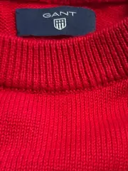 Vorschaubild 4 von Damen Pullover Rot Gr. XS Baumwolle Logo Strickpullover