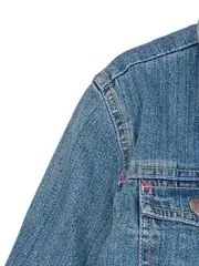 Vorschaubild 4 von Winnie Puuh Mädchen Jeansjacke Gr. 122 Blau Patches