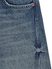 Vorschaubild 3 von Damen Jeans Straight Leg Blau Gr. W28 S 36 Baumwolle Casual Alltag