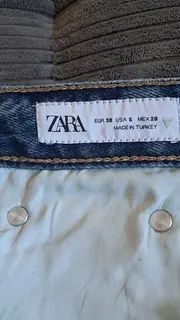 Vorschaubild 4 von Damen Jeans Straight Leg Blau Gr. W28 S 36 Baumwolle Casual Alltag