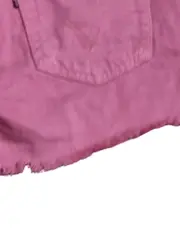 Vorschaubild 4 von Damen Jeans Shorts Rosa W26 Destroyed Fransen Baumwolle