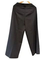 Vorschaubild 4 von Damen Culotte Anzughose Schwarz Gr. 38 Weites Bein Business