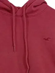 Vorschaubild 2 von Kapuzenpullover Damen Gr. XS Rot Hoodie Baumwolle Casual