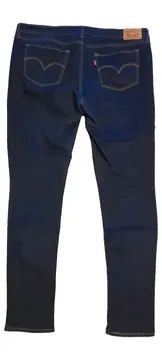 Vorschaubild 2 von Damen Jeans Slim Fit W32 L32 Dunkelblau Stretch Skinny