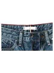 Vorschaubild 4 von Damen Jeans Regular Fit Gr. 34 W26 Blau Logo-Print