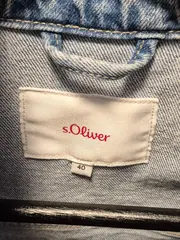 Vorschaubild 6 von Jeansjacke Damen Blau Baumwolle Gr. 40 L Freizeit Reißverschluss