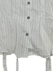 Vorschaubild 3 von Damen Bluse 36;S Weiß Gestreift Business Modern Langarm