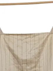 Vorschaubild 2 von Damen Top Gr. 36 S Beige Nadelstreifen Satin Look Trägertop Sommer Modern