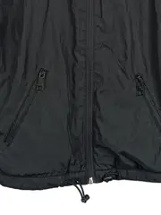 Vorschaubild 3 von Damen Trainingsjacke Windbreaker Kapuze Schwarz Gr. S