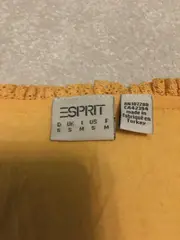 Vorschaubild 4 von Damen T-Shirt Baumwolle Kurzarm Rüschen Bindeverschluss Gelb S