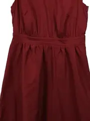 Vorschaubild 3 von Damen Businesskleid Gr. 40 Rot Elegant Ärmellos Baumwolle