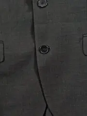 Vorschaubild 4 von Herren Anzug Gr. 46 Grau Wolle Business Sakko Hose