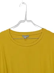 Vorschaubild 2 von Damen Langarmshirt Viskose Oversized Stretch Casual Gelb Gr. M