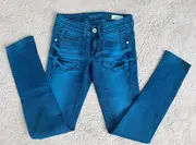Vorschaubild 7 von 3301 Damen Jeans Skinny Fit Stretch Blau W27/L32