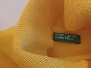Vorschaubild 2 von Rollkragenpullover Damen Gelb Wolle Gr. M