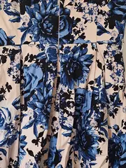 Vorschaubild 4 von MINT & BERRY Damen Freizeitkleid Gr. 36/S Blumenmuster Mehrfarbig Baumwolle