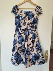 Vorschaubild 6 von MINT & BERRY Damen Freizeitkleid Gr. 36/S Blumenmuster Mehrfarbig Baumwolle