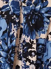 Vorschaubild 5 von MINT & BERRY Damen Freizeitkleid Gr. 36/S Blumenmuster Mehrfarbig Baumwolle