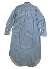 Vorschaubild 2 von Damen Jeanskleid Hemdblusenkleid Gr. 32/XXS Blau Denim