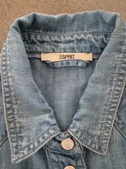 Vorschaubild 6 von Damen Jeanskleid Hemdblusenkleid Gr. 32/XXS Blau Denim